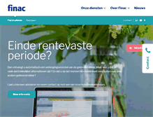 Tablet Screenshot of finac.nl